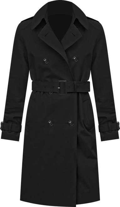 Women's Belted Classic Trench Coat