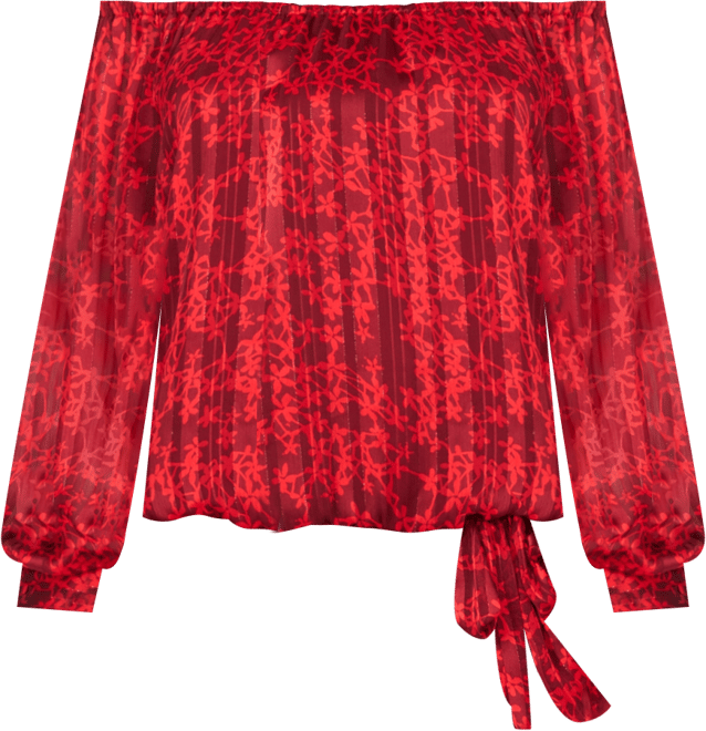 Women's Off Shoulder Long Sleeve Top