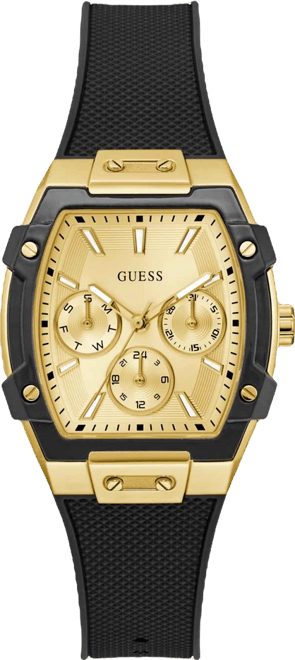 Women's Black Gold Tone Multi-function Watch, 35mm