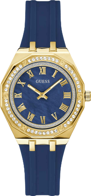 Women's Blue Rose Gold Tone Analog Watch, 36mm