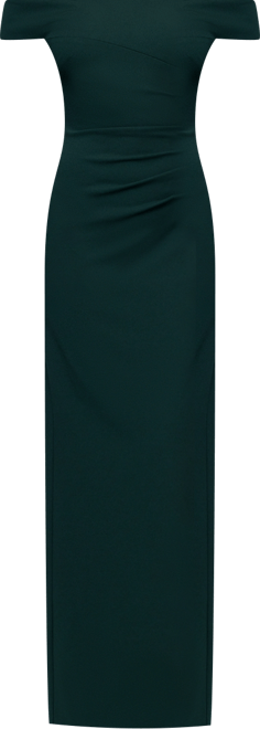 Women's Off The Shoulder Back Slit Dress