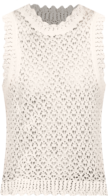 Women's Openwork Knit Top
