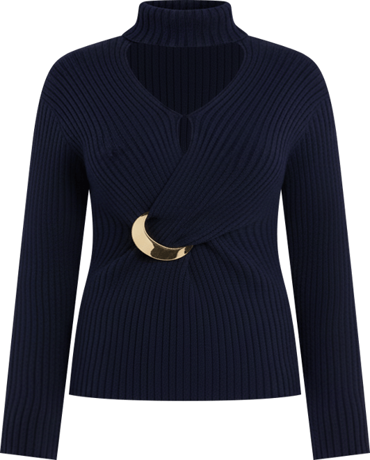 Women's Plus Size Sweater Ribbed Tube Top