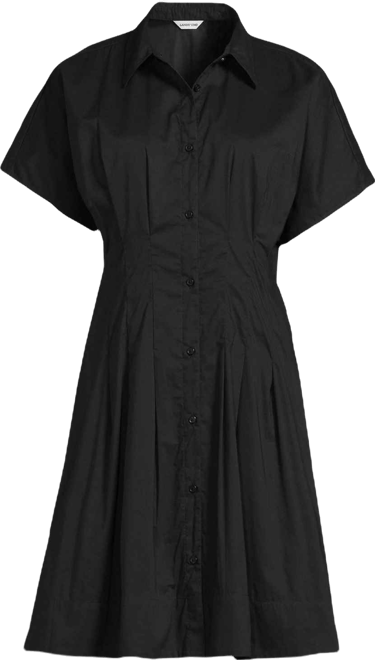 Women's Cambric Above the Knee Shirt Dress