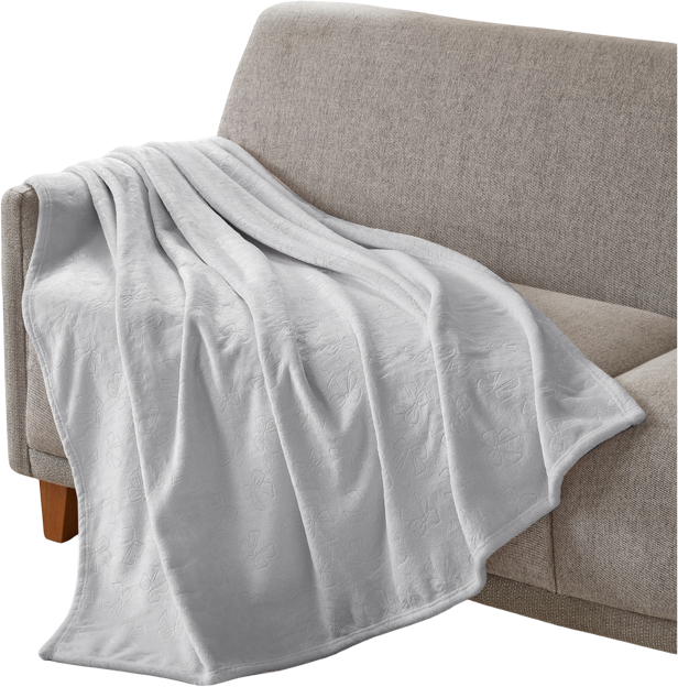 Cozy Embossed Throw Blanket, 50" x 60"