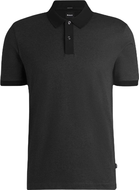 Boss by  Men's Mercerised-Cotton Polo Shirt
