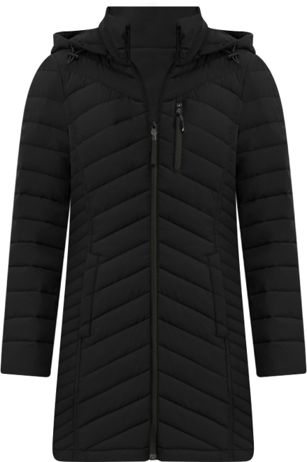Women's Hooded Water-Resistant Puffer Coat