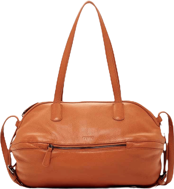 Leather Satchel Bag Brown Shoulder Purse Women's Handbag