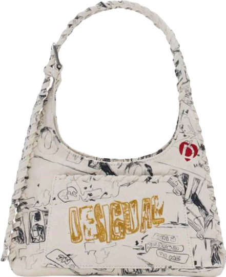 Women's Medium bag with lettering