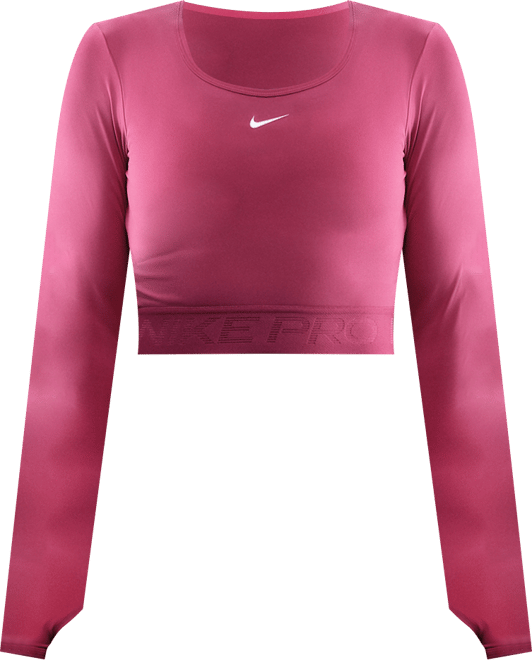 Nike Pro Women's Dri-FIT Cropped Long-Sleeve Top
