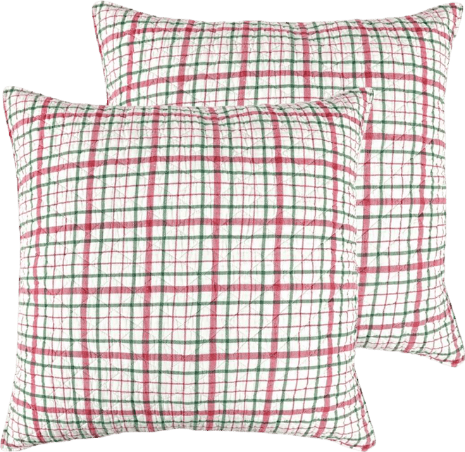 Home Tinsel Tidings 2-Pc. Sham Set, European