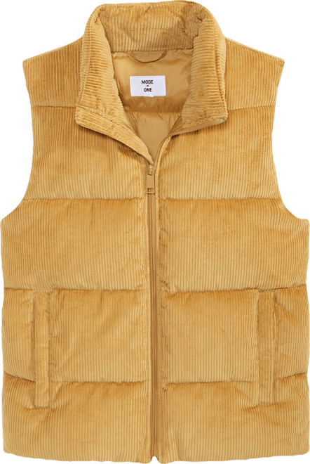 Men's Relaxed-Fit Corduroy Puffer Vest, Macy's Exclusive