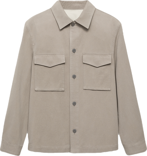 Men's Pockets Lyocell Cotton Jacket