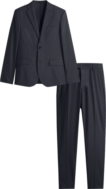Boss by  Men's 2-Piece Wool Slim-Fit Suit