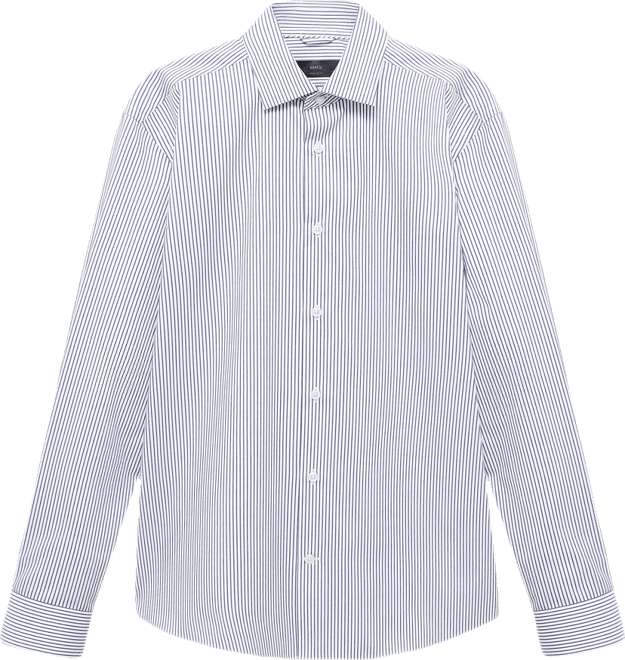 Men's Regular-Fit Striped Cotton Shirt