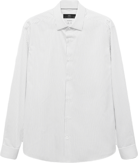Men's Regular-Fit Striped Cotton Shirt