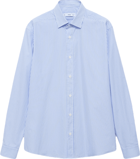 Men's Regular Fit Striped Cotton Shirt