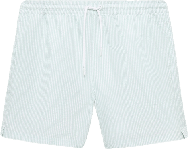 Men's Seersucker Swimming Trunks
