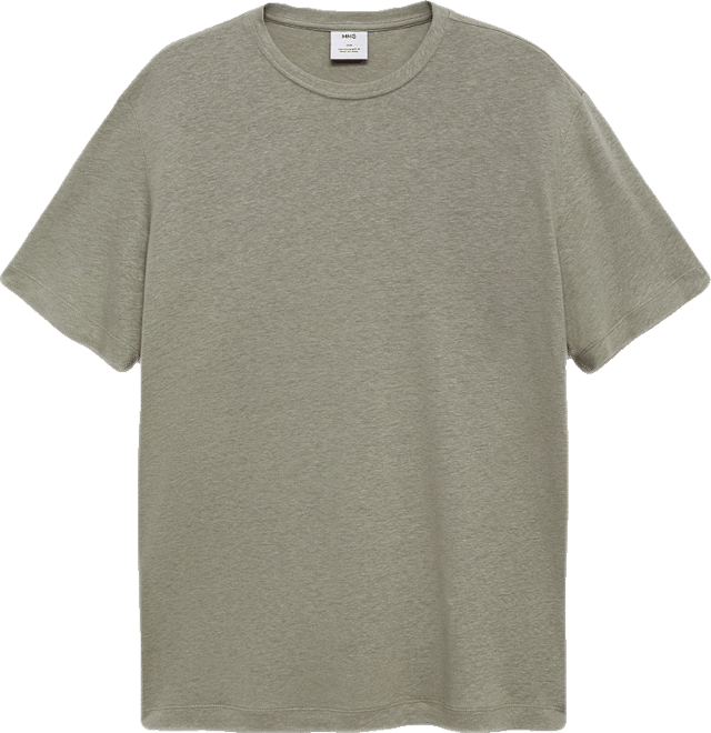 Men's Linen Slim-Fit T-Shirt