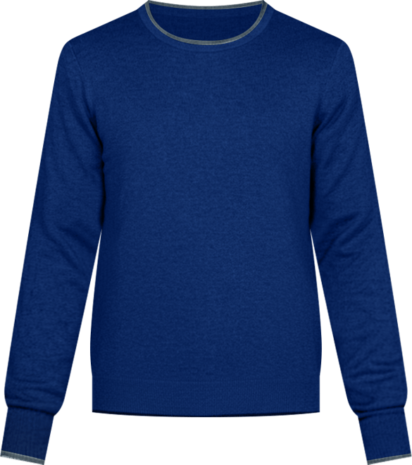 Men's Fine Knit Crew Neck Sweater