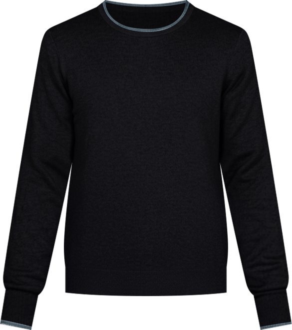 Men's Fine Knit Crew Neck Sweater