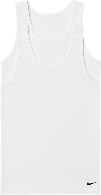 Men's Slim-Fit 2-Pack Essential Stretch Tank Undershirts