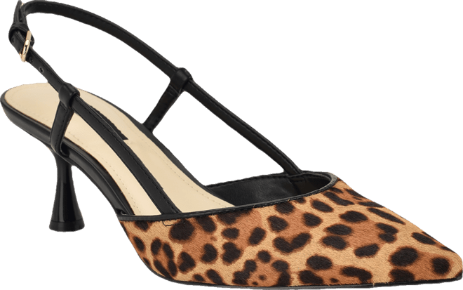 Women's Rhonda Kitten Heel Slingback Pumps