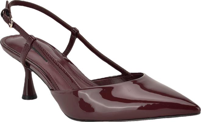 Women's Rhonda Kitten Heel Slingback Pumps