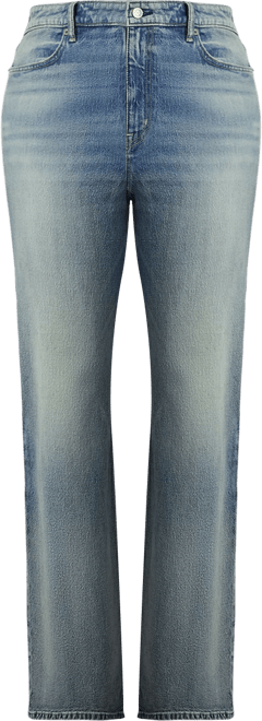 Plus Size High-Rise Wide-Leg Jeans