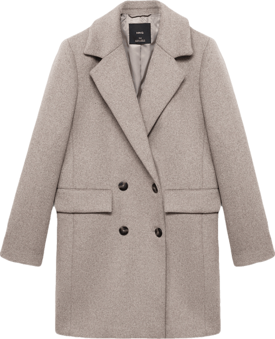 Women's Double-Breasted Wool Coat