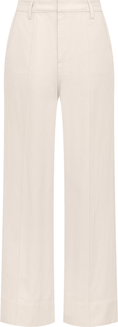 Women's Stitching Detail Wide Leg Denim Pants