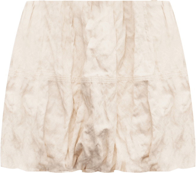 Women's Creased-Effect Balloon Skirt
