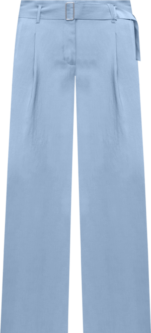 Women's Belted Paper Bag Pants