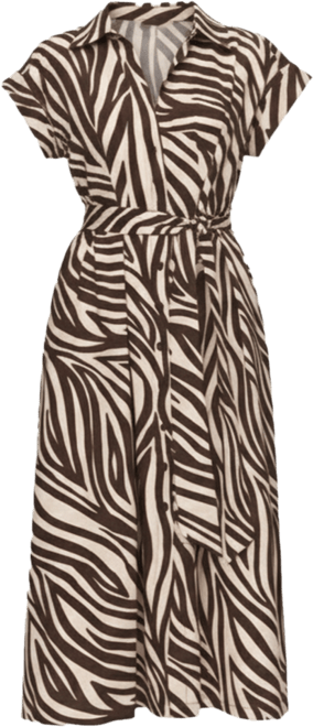 Women's Printed Shirt Dress