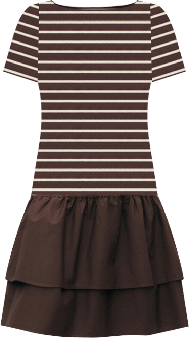 Women's Mixed Striped Dress
