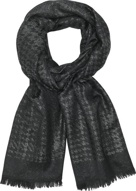 Women's Tweed Pattern Lurex Wrap