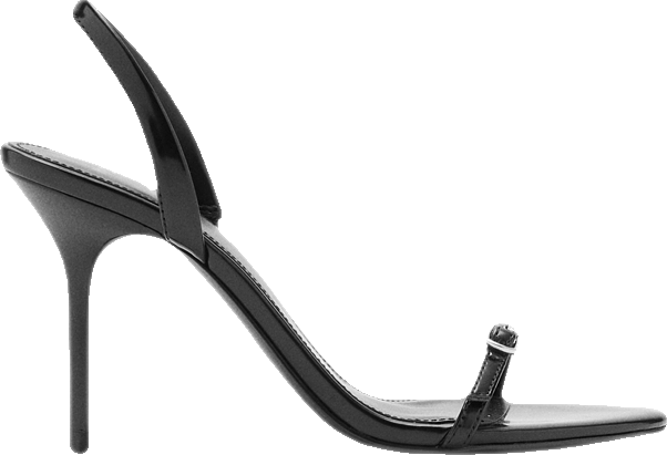 Women's Buckled Stiletto Heel Sandals