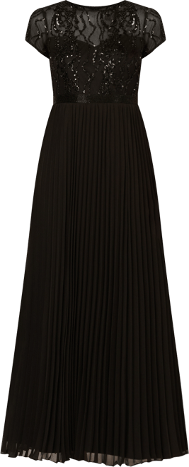 Petite Beaded Pleated Dress