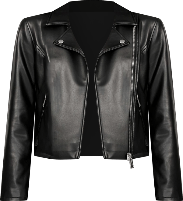 Women's Long Sleeves Moto Jacket