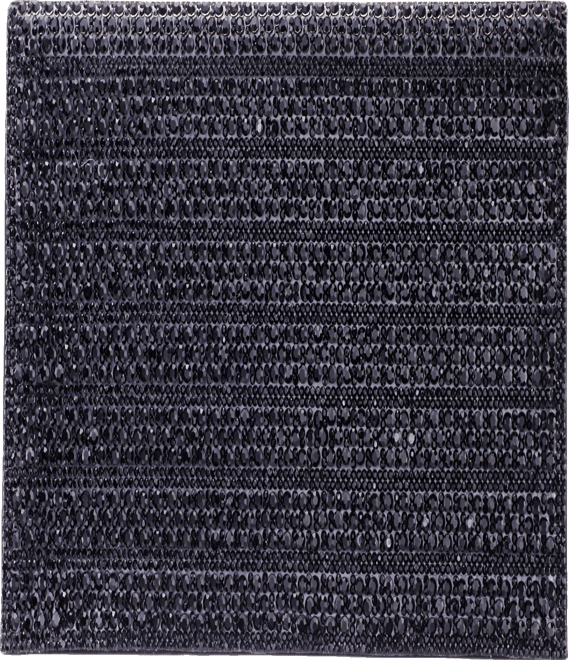 Crystal Embellished Flap Slim Magnetic Snap Clutch