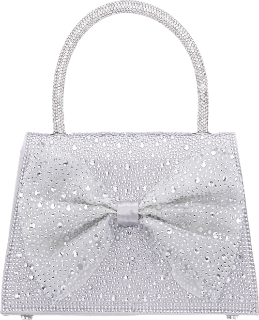 Crystal Magnetic Snap Satchel Bag