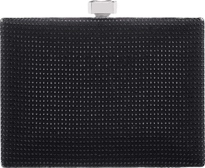 Crystal Minaudiere Lift Lock Clutch