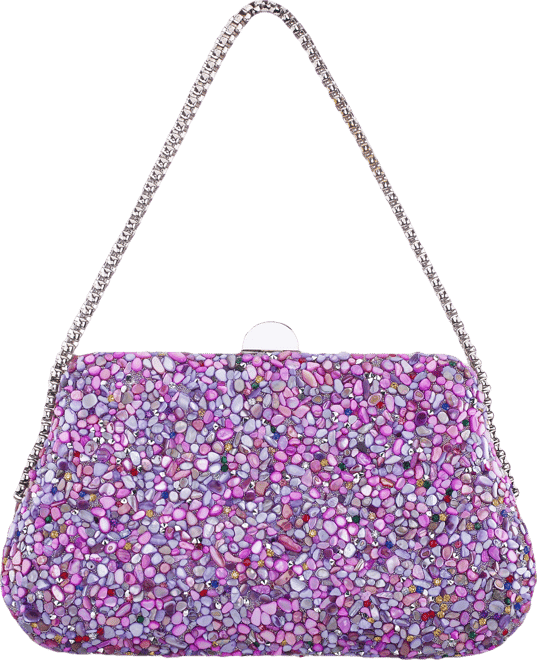 Rock Candy Minaudiere Crystal Lift Lock Clutch