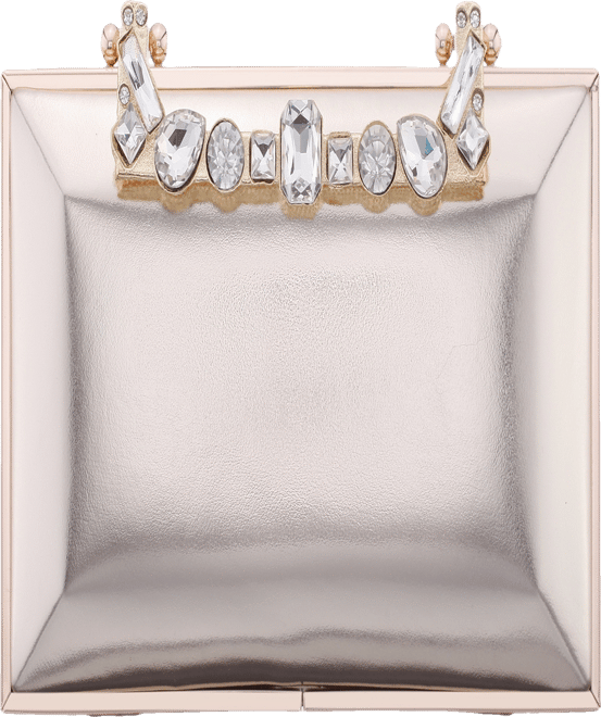 Crystal Handle Lift Lock Clutch