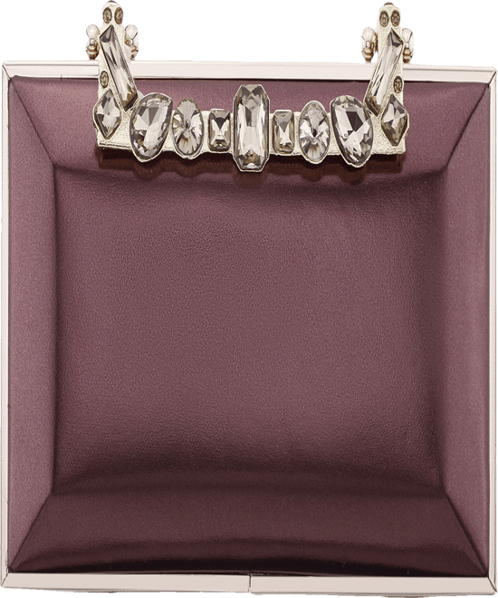 Crystal Handle Lift Lock Clutch