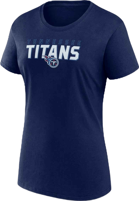 Women's Navy Tennessee Titans Lean T-Shirt