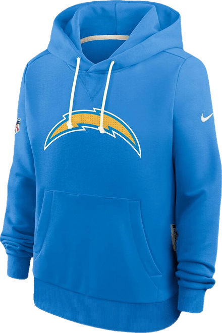Women's Powder Blue Los Angeles Chargers Sideline Standard Issue&nbsp;Initial Home&nbsp;Dri-fit Hoodie