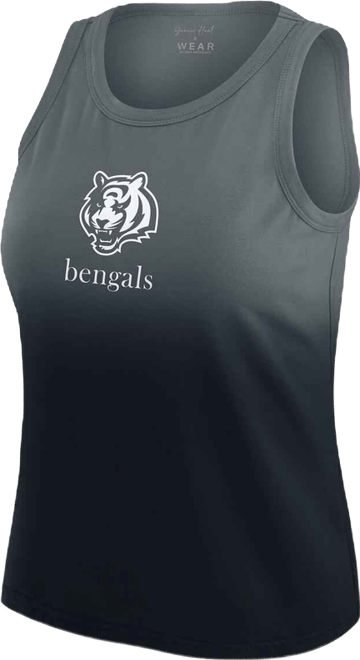 x Gracie Women's Black Cincinnati Bengals Ombre Tank Top