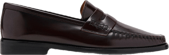 Women's Gathered Leather Moccasins