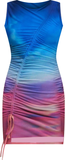 Women's Draped sleeveless dress